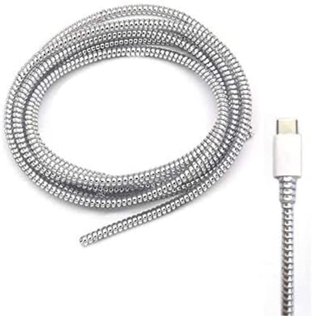 Nutech Charging Cable Spiral for All Android Cable Protector Cable Protector-picture-17