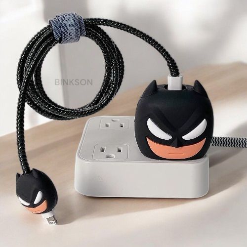 BinkSon 3D Charger Case Cover with Spiral Wire Protector For Samsung 25W Charger Cable Protector-image-30