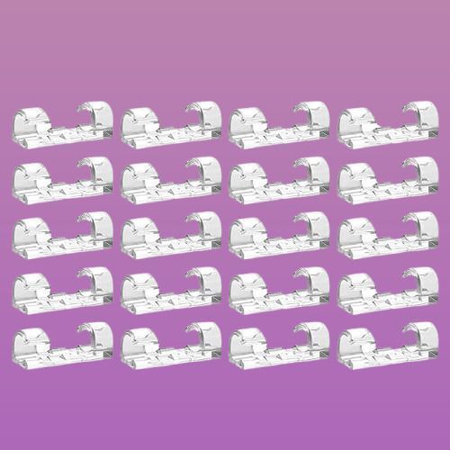 Luvos Storng cable protector White Capclip 150 Cable Protector-picture-10