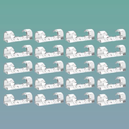 Xaxora Storng cable protector White Capclip 60 Cable Protector-picture-19