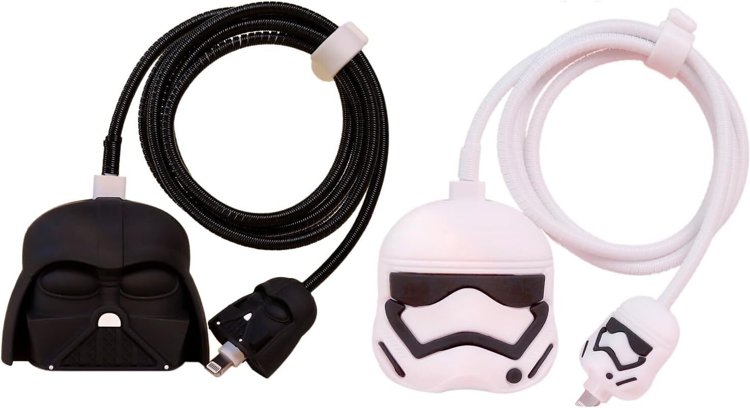 AIFEI PACK OF2 Charger Cover for iPhone 18W-20W Charger, 3D cartoon TOM andJerry Brown Cable Protector