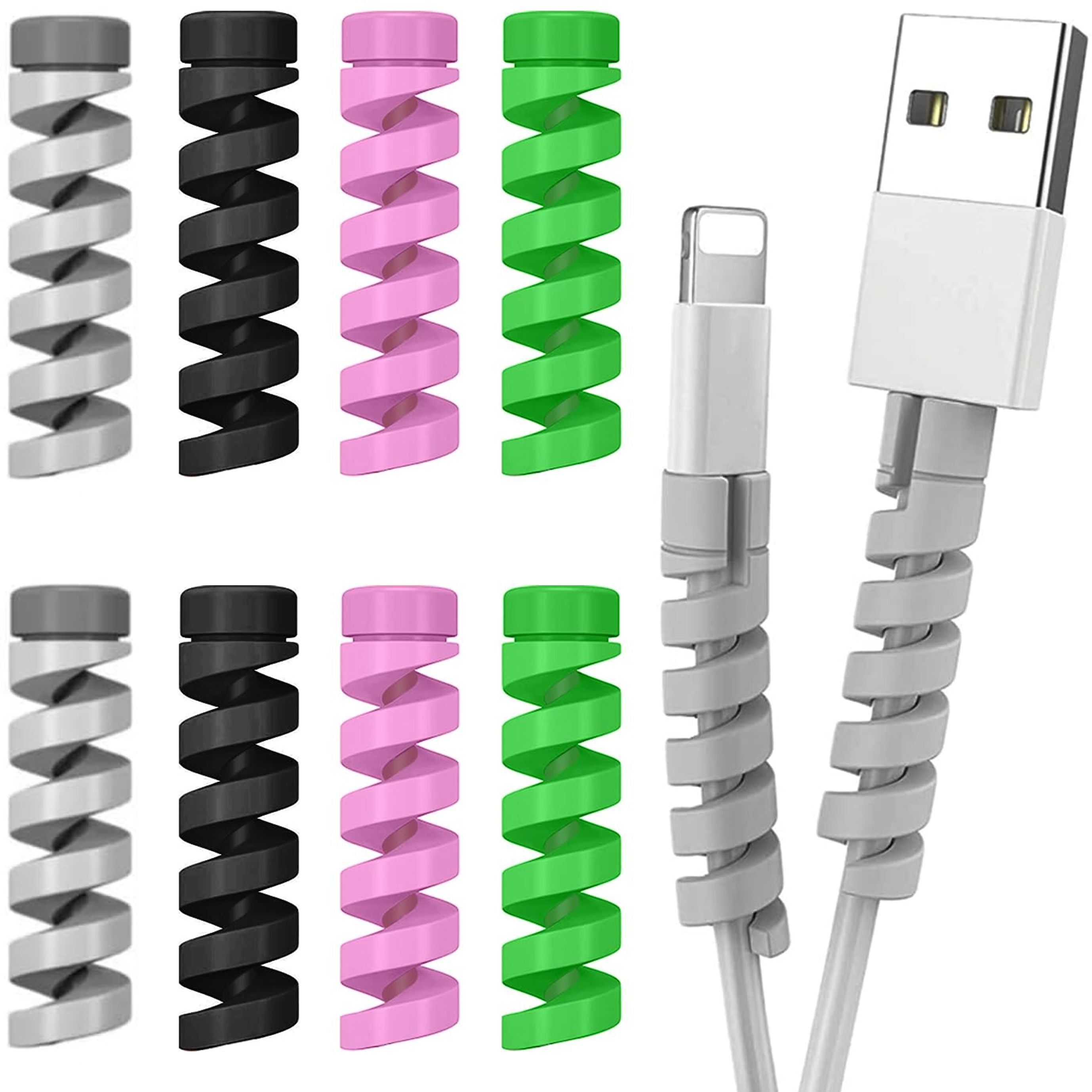 AuraBazarr 8 Pcs Safety Mobile Charging & Earphones Wire Cable Protector-picture-25