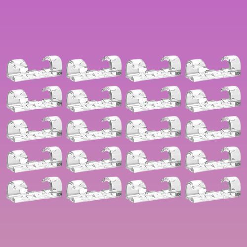 KroniX Storng cable protector White Capclip 41 Cable Protector-picture-35