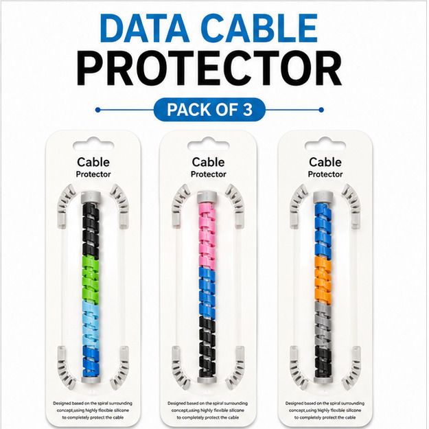 ZIVON 4 in one pack and pack of 3 Cable Protector-picture-11