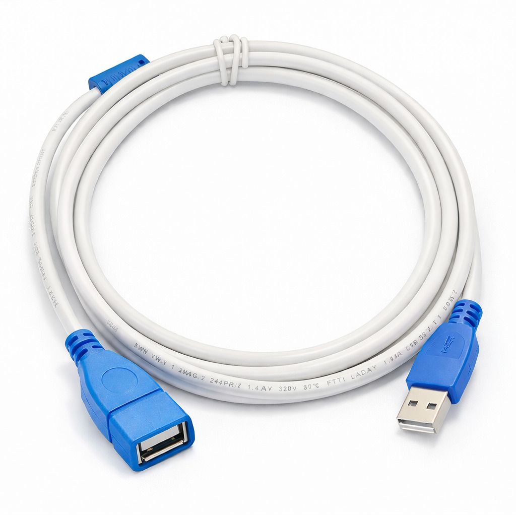 Zenz 3 Meter High Speed USB 2.0 Extension Cable - Male to Female Extender Cord for PC, Laptop, Smart TV, Printer, Keyboard, Webcam Etc USB Cable-image-14
