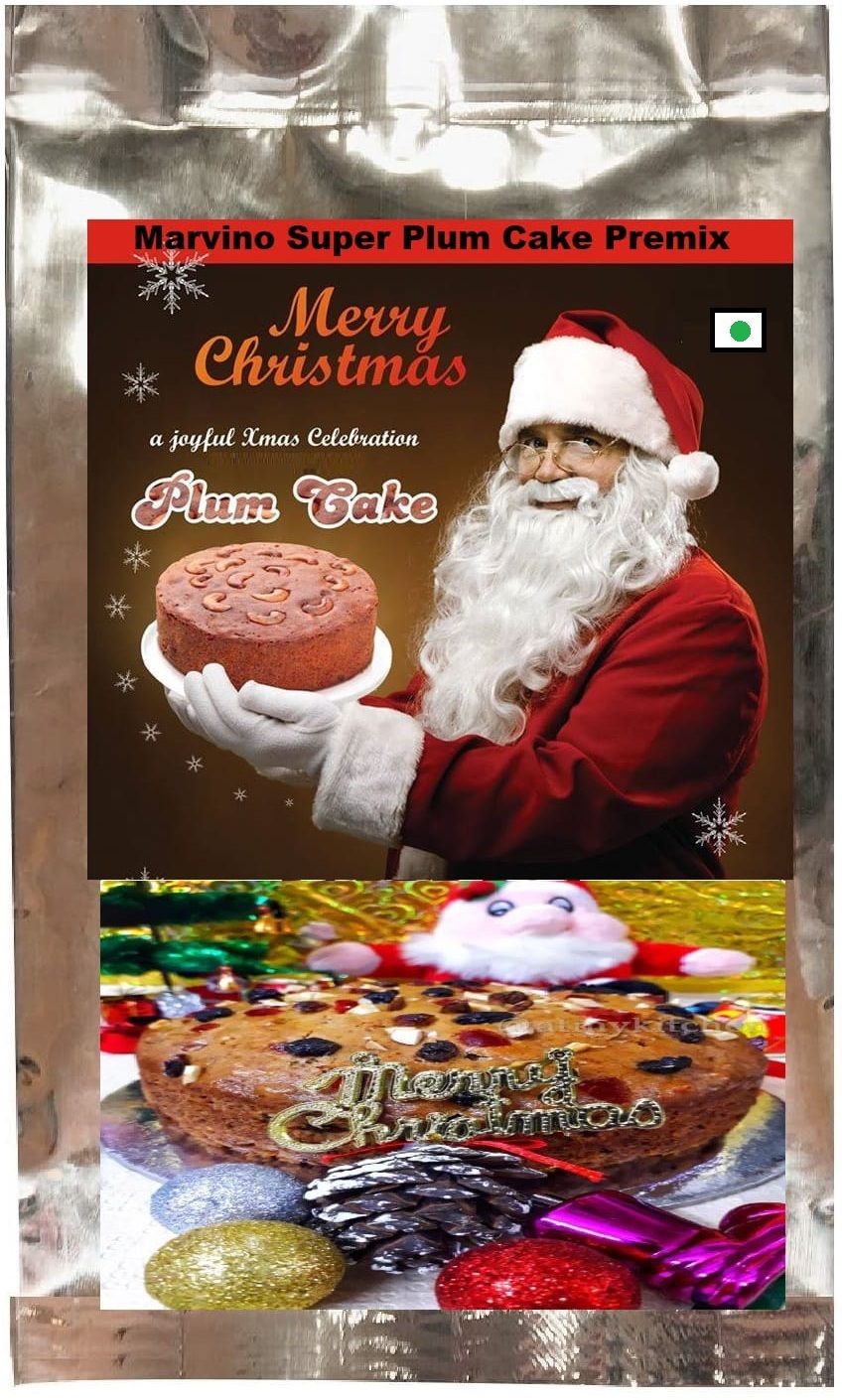 Plum Cake Mix, 400g - Dark & Flavorful Cake Mix, 100% Eggless Full Cake Maker Cake Maker