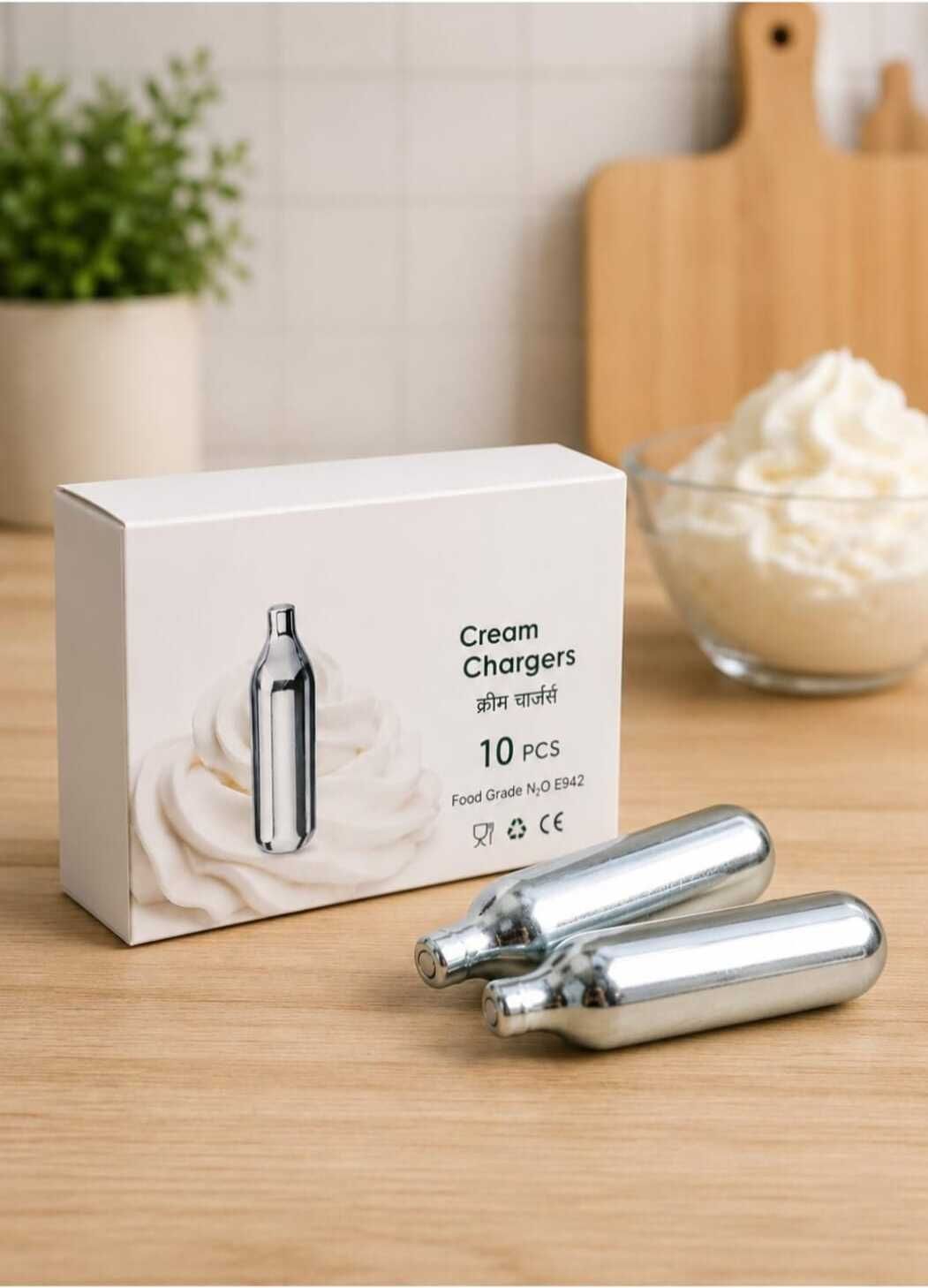 hhabib Premium Food Grade Cream Chargers (10 PCS) Full Cake Maker Cake Maker-picture-11