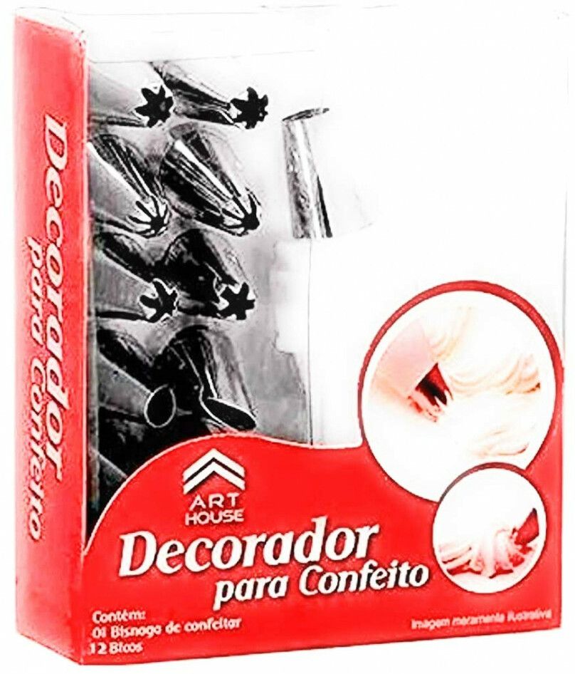 CAKE DECORATOR NOZZEL Includes 12 stainless steel nozzles Full Cake Maker Cake Maker