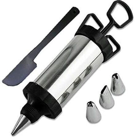 Professional Stainless Steel Icing Gun – Perfect for Cake Decoration Full Cake Maker Cake Maker