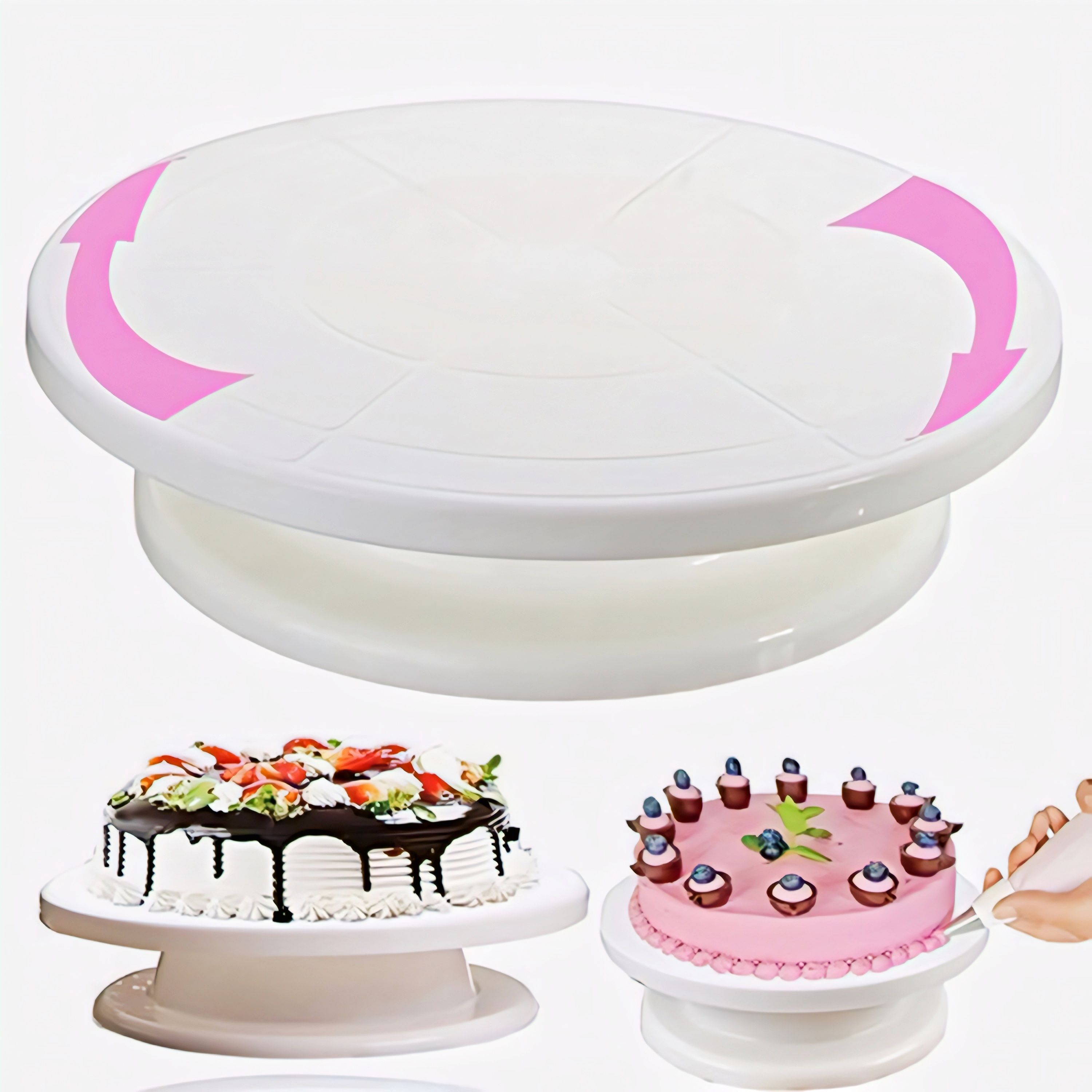 Premium Elegant Cake Stand for Birthday, Wedding, Party & Dessert Display Full Cake Maker Cake Maker