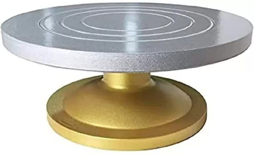 alhaans Fibre Turntable 360 Degree Rotating Cake Decorating Turntable 12Inch (30 cm) Polypropylene Cake Server-picture-25