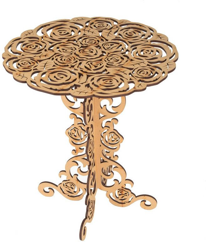 nexat Round PlyWood Cake and Dessert Pedestal Display Stand for Dining Table Wooden Cake Server-picture-10