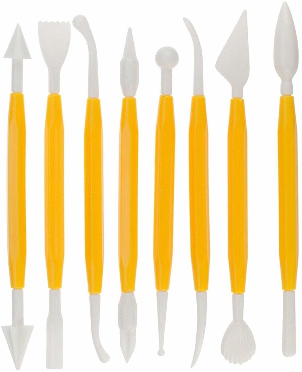 8 Piece Fondant Cake Tools Plastic Cake Server