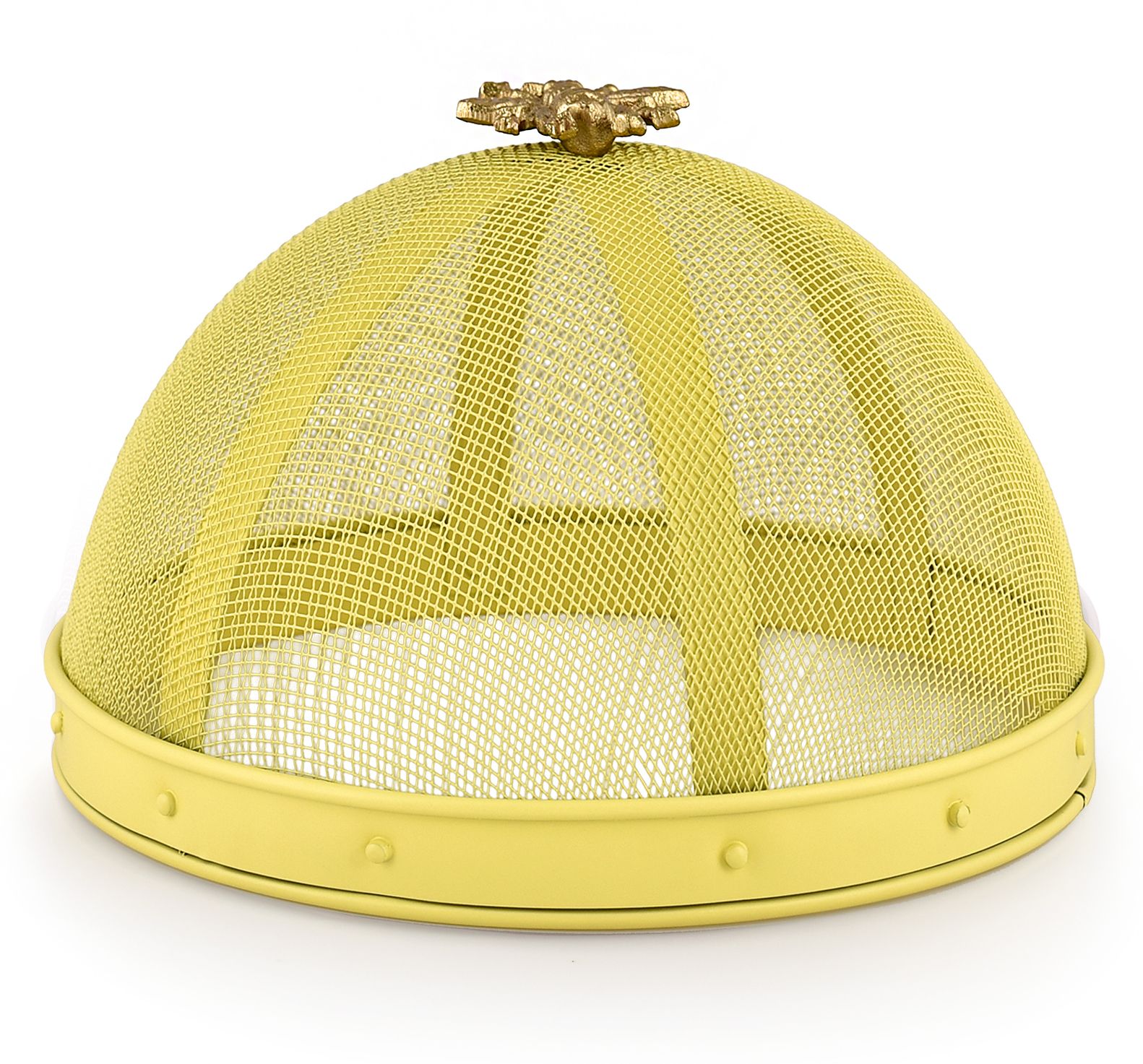 elan Royal Hive Cake Cover 10 in (Butter Yellow) Steel Cake Server-picture-36