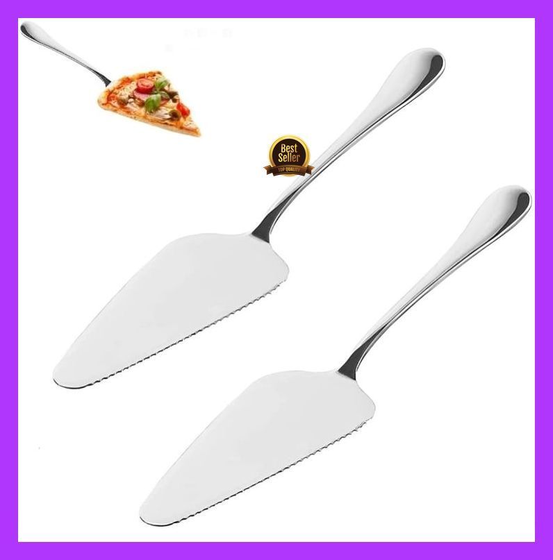 Cake Server Set – Premium Dessert & Pastry Serving Spatula Stainless Steel Cake Server-image-4