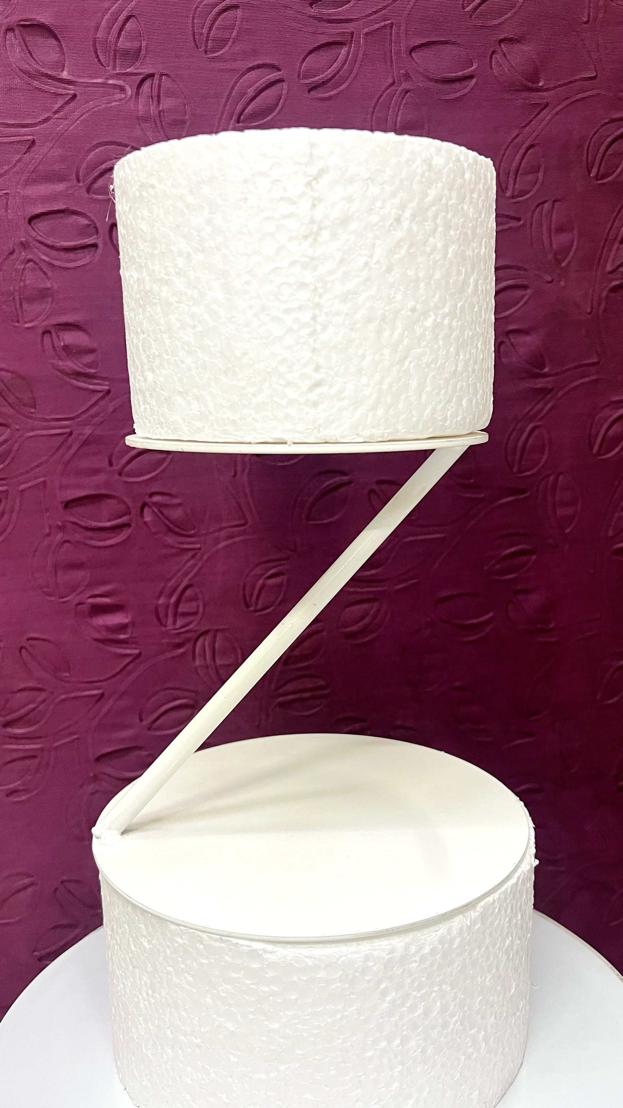 bakers4u Z Bar Design Floating Tier White Cake Separator. Iron Cake Server-picture-13