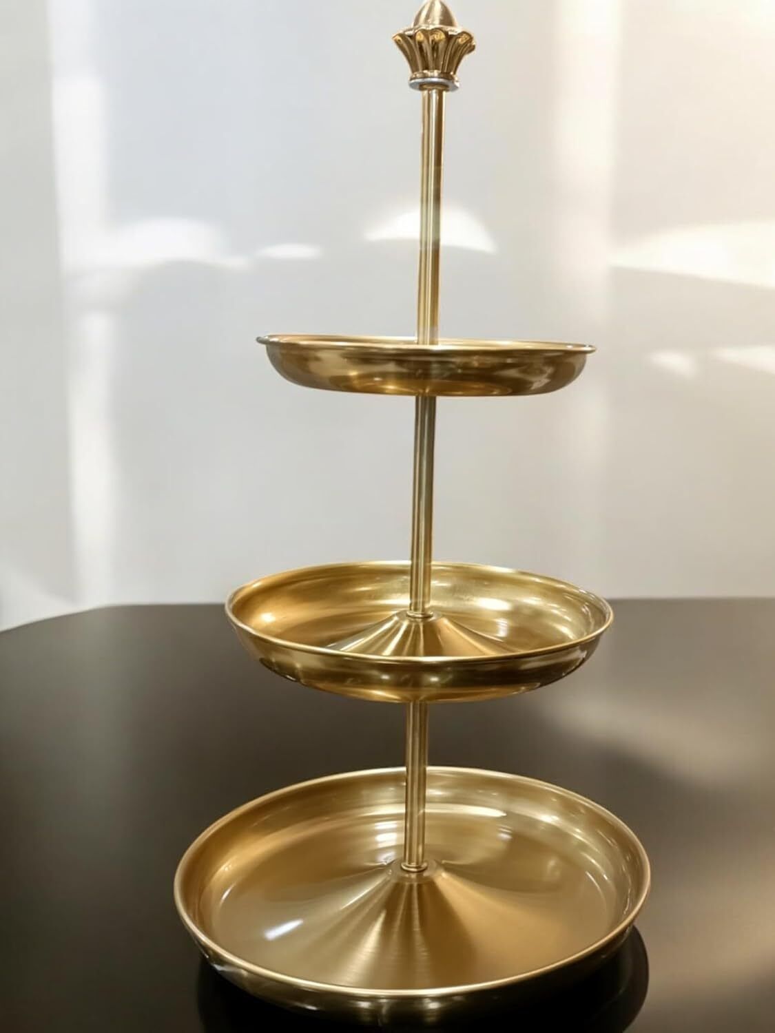 raycraft WORLD Decorative Multi 3 Tier Metal Dessert Holder for Wedding Party Birthday Carbon Steel Cake Server-picture-45