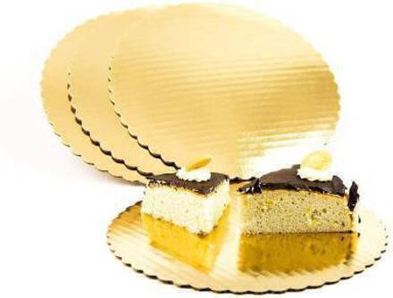 clam shell Cake base Paper Cake Server image 1