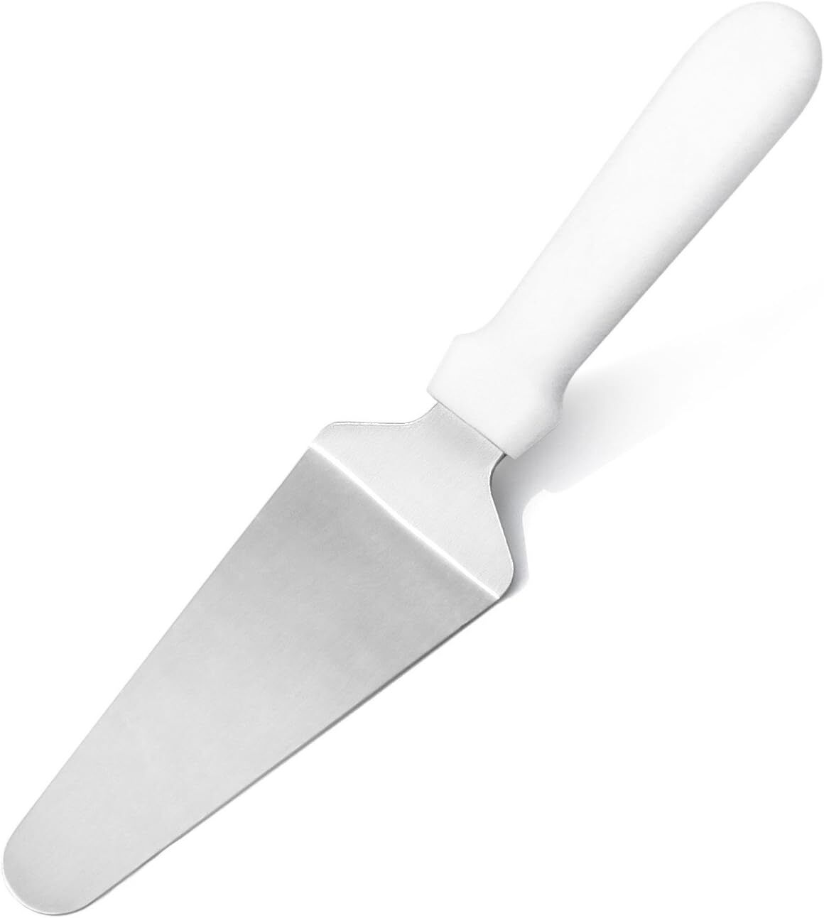 Pizza Server – Ergonomic White Handle Stainless Steel Cake Server-image-27