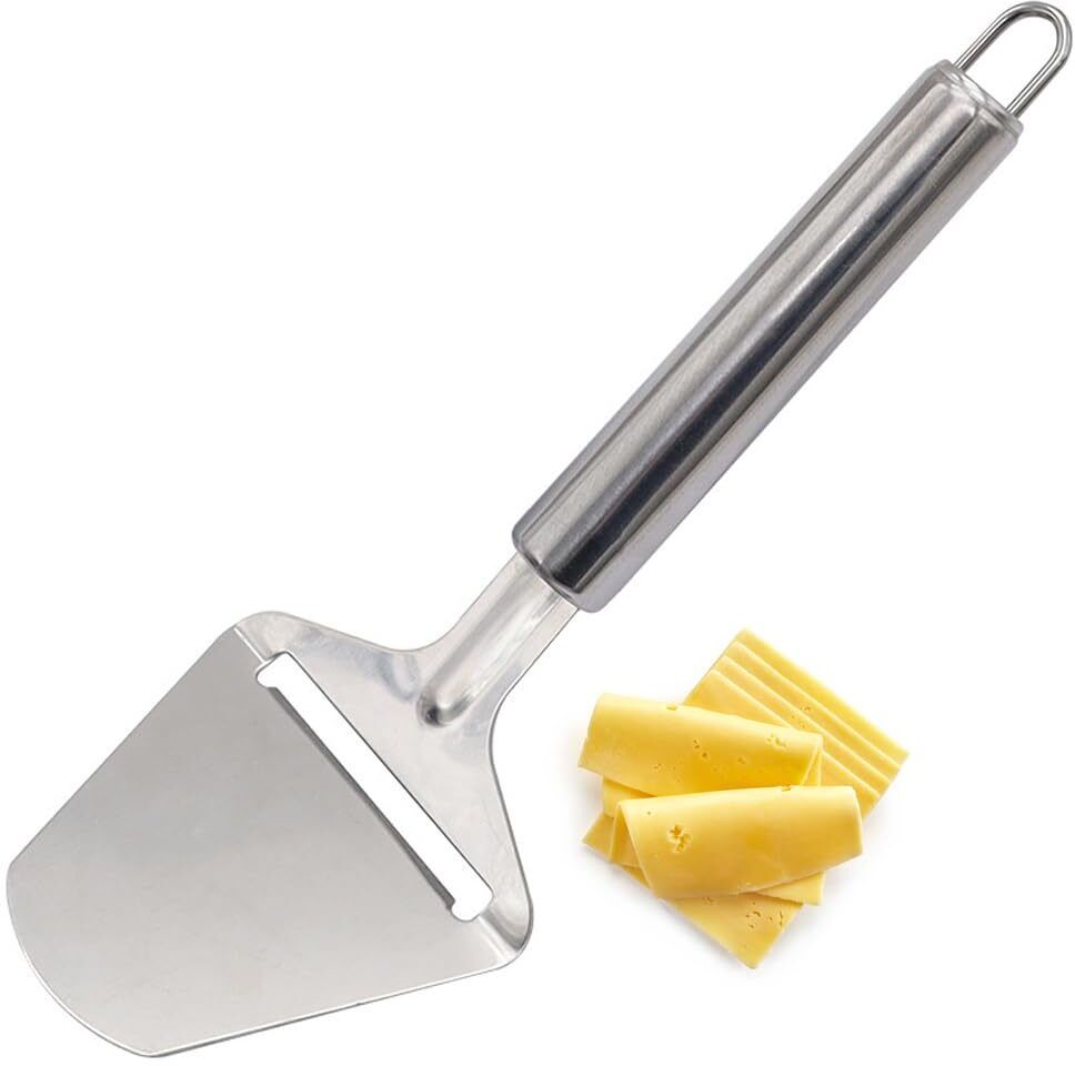 divyamshopee Stainless Steel Cheese Slicer with Ergonomic Handle | Cheese Butter Slicing Tool Stainless Steel Cake Server-picture-32