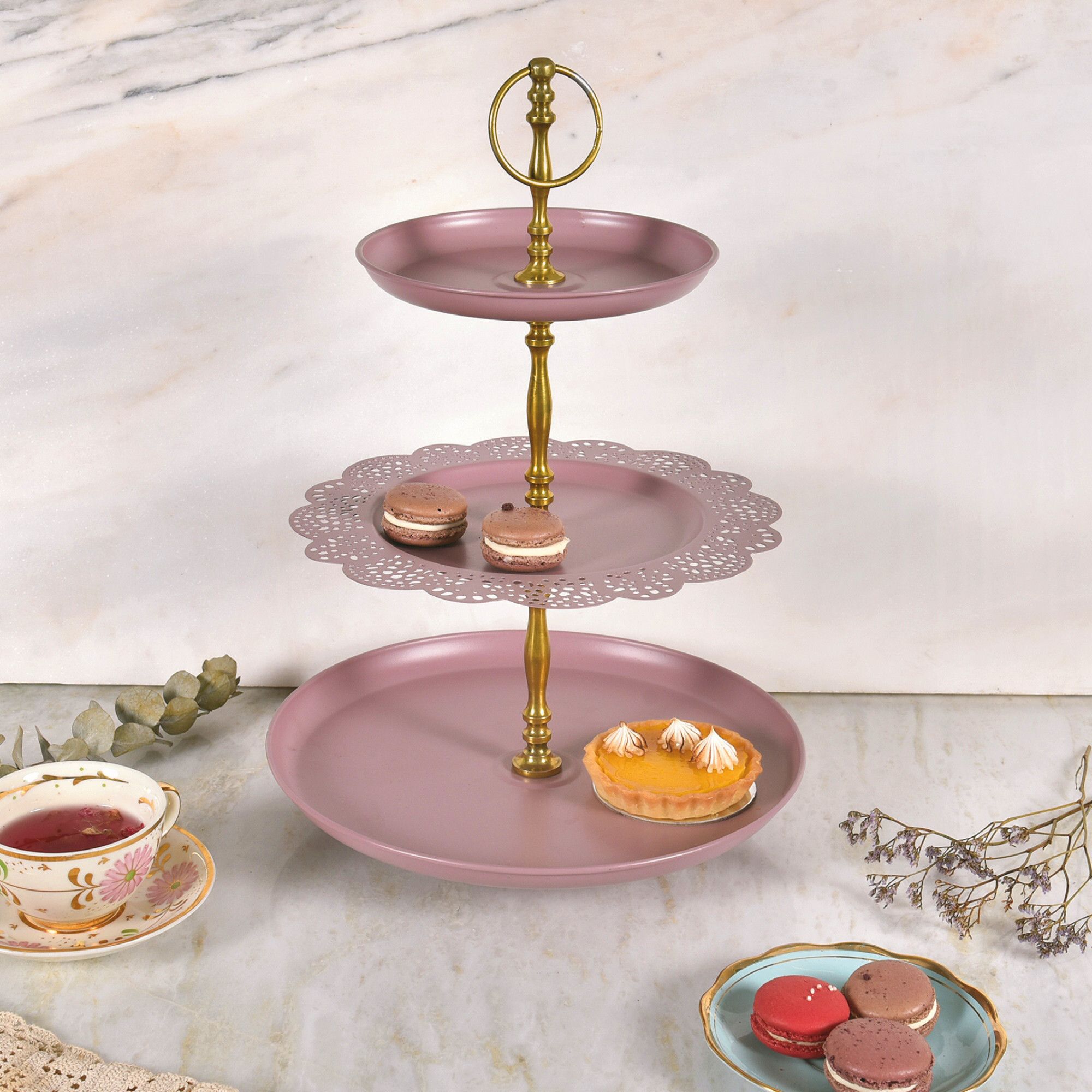 elan Flourish Steel Cake Server-picture-31