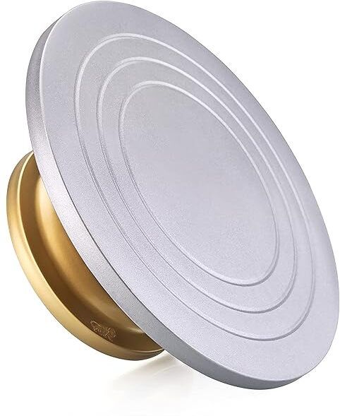 kmaret 360 Degree Smooth Rotating Fiber Stand Plastic Cake Server-picture-28