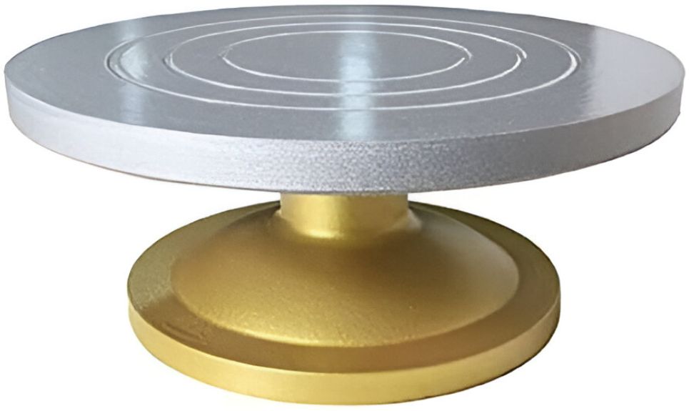 keoncrown 360° Rotating Plastic Cake Stand Plastic Cake Server-picture-11