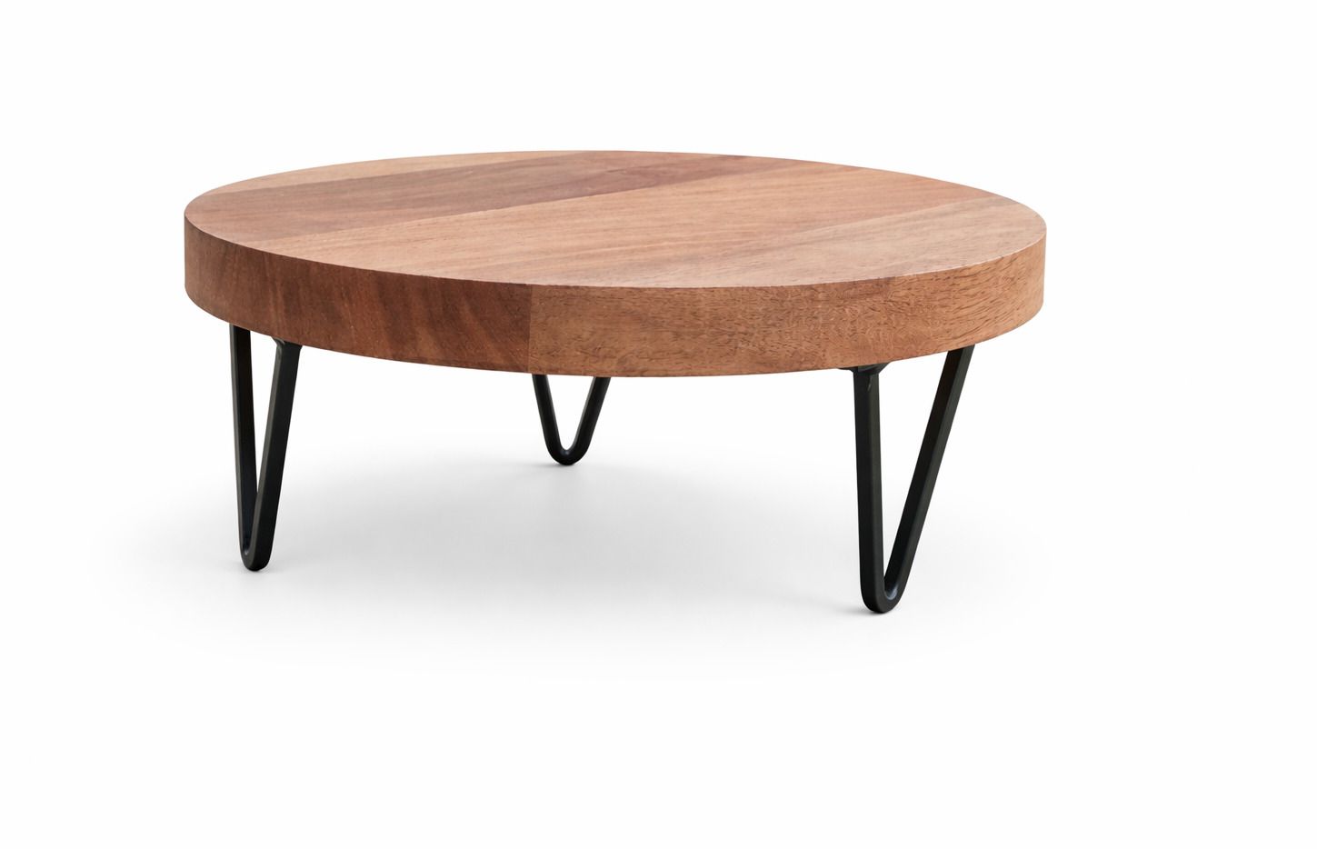 Acacia Wooden Large Round Cake Stand | Pizza Stand & Charcuterie Board Wooden Cake Server-image-23