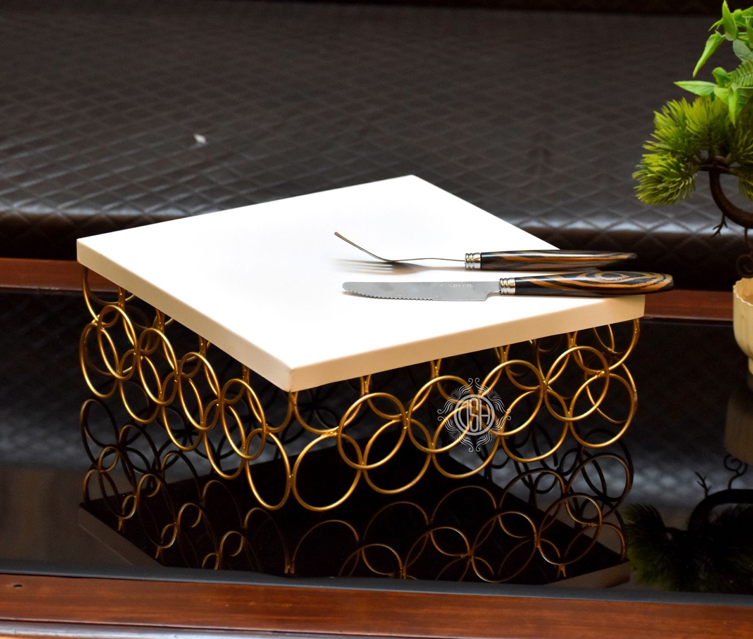 Metal Cake Stand Cake Cutting Display Stand Multipurpose Wedding Party Used. Iron Cake Server