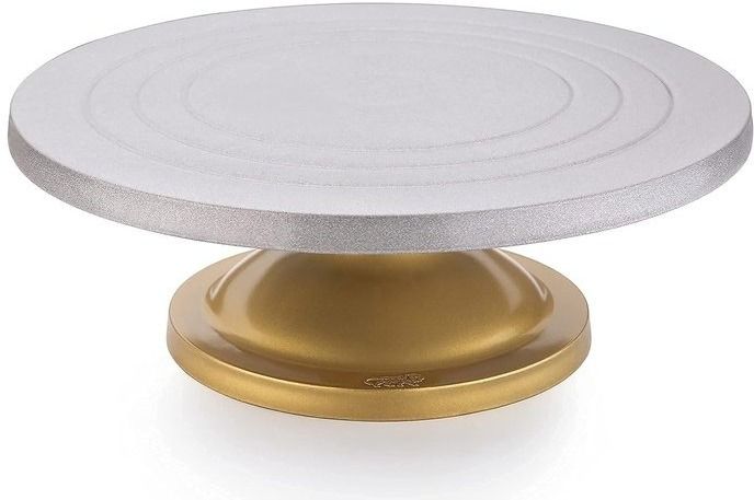 prmt Fibre Turntable 360 Degree Rotating Cake Decorating Turntable 12Inch (30 cm) Polypropylene Cake Server-picture-19