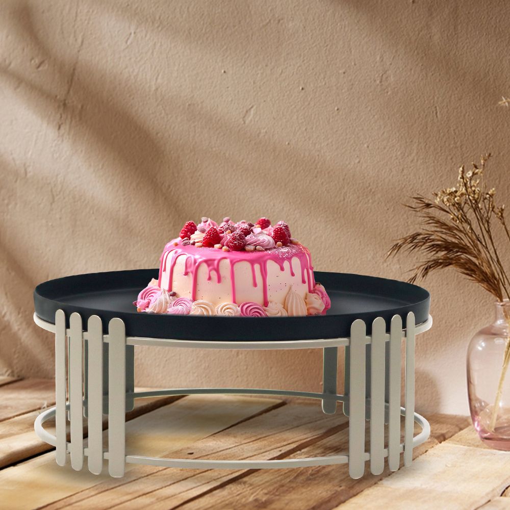 metalsmith Standard Size Cake Stand For Birthday, Party & Wedding I Iron Cake Server-picture-28