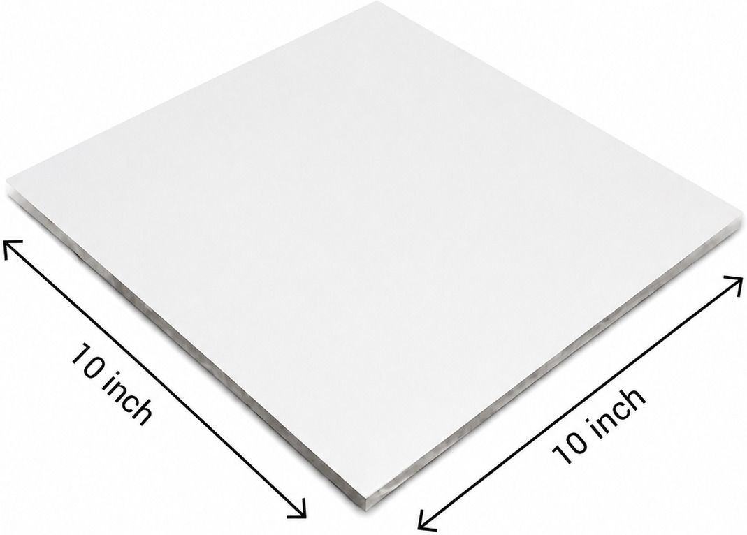 sourcekart 10Inch White Square Base Wooden Cake Server-picture-31