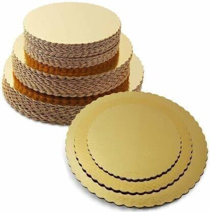 clam shell Cake base Paper Cake Server image 1