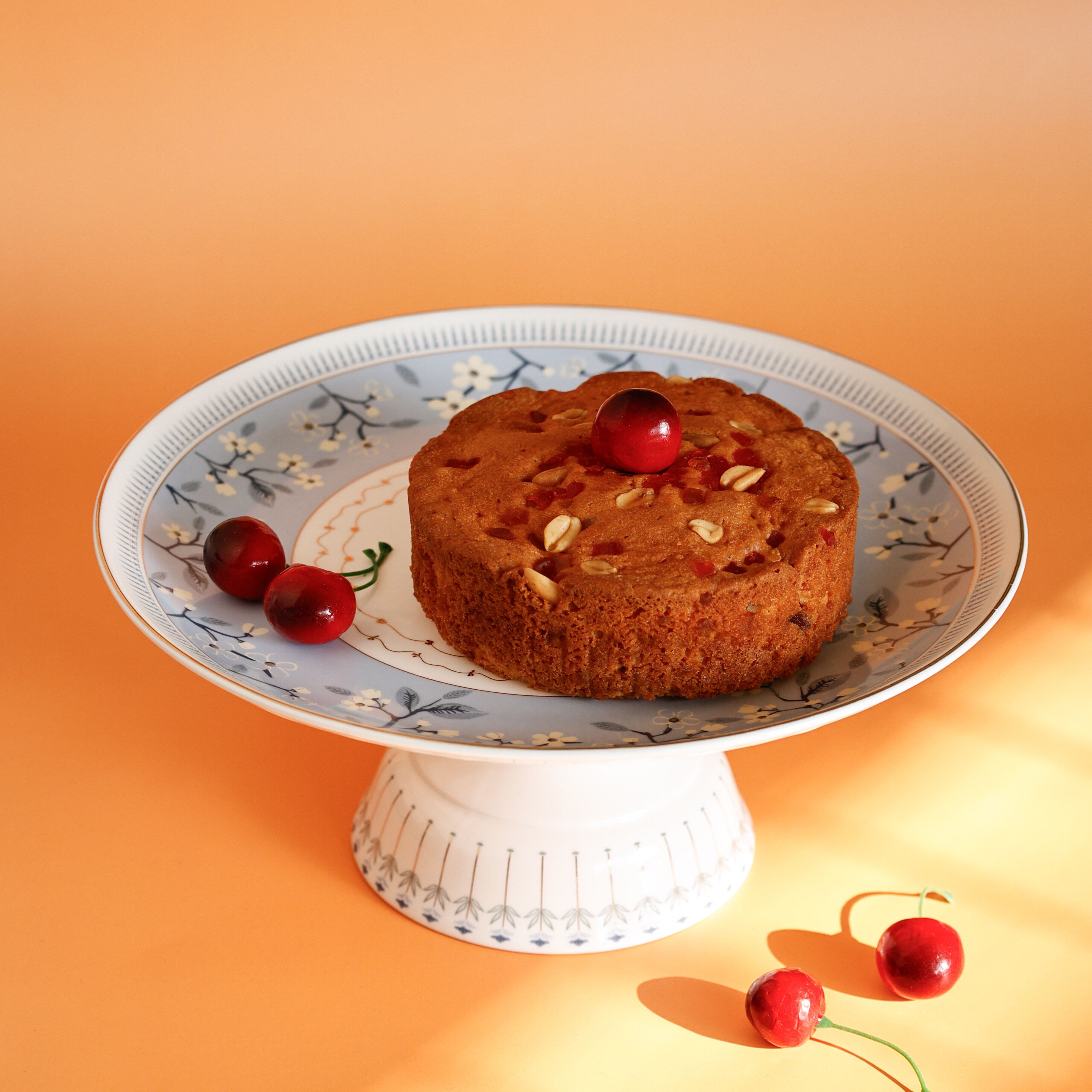 Magique by The Wishing Chair x Clay Craft, River Of Flowers Ceramic Cake Server-image-44