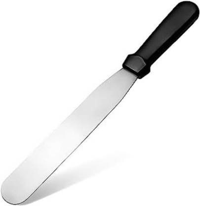 jeelmika Stainless Steel Cake Palette Knife Icing Spatula Icing Spatula Without Hand Stainless Steel Cake Server-picture-34