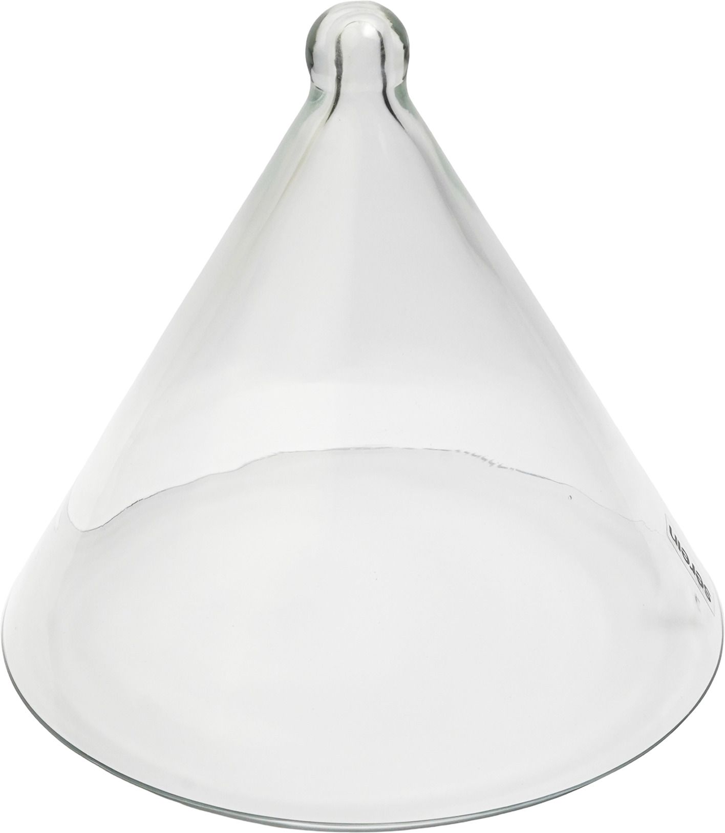 sereinwellness Cake Cloche Cone Shape Food Cover Lid Clear Cloche 9 Inch Glass Cake Server-picture-42