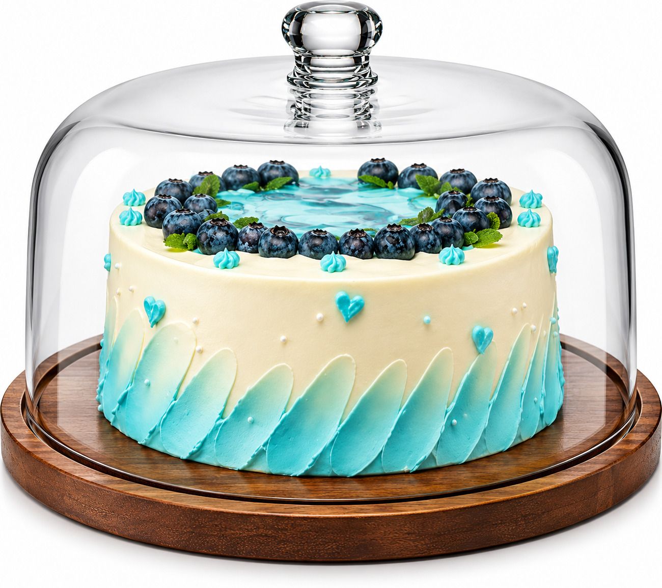 kesarinandan CAKE TEBAL Glass, Wooden Cake Server-picture-21