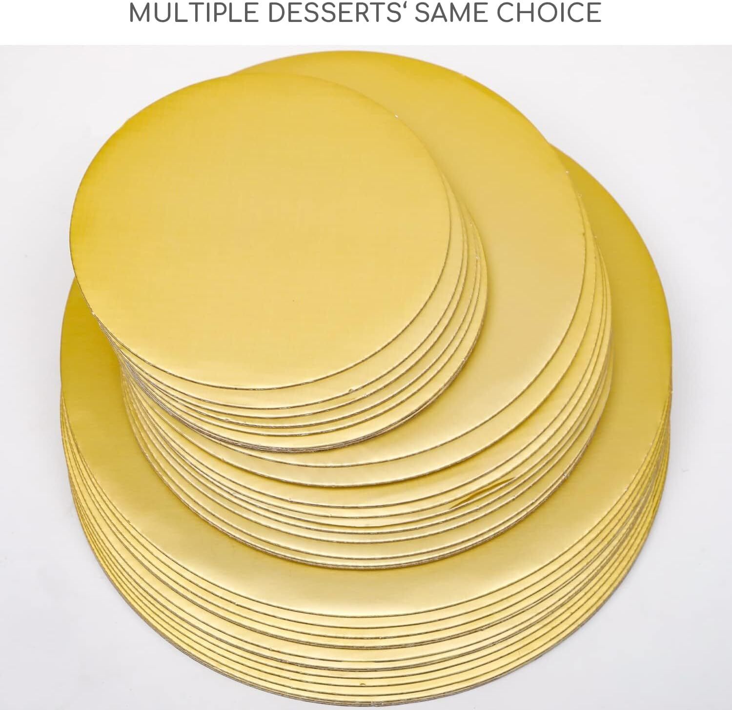 Sugarnest cake base boards set 78910inch 5pcs each Paper Cake Server