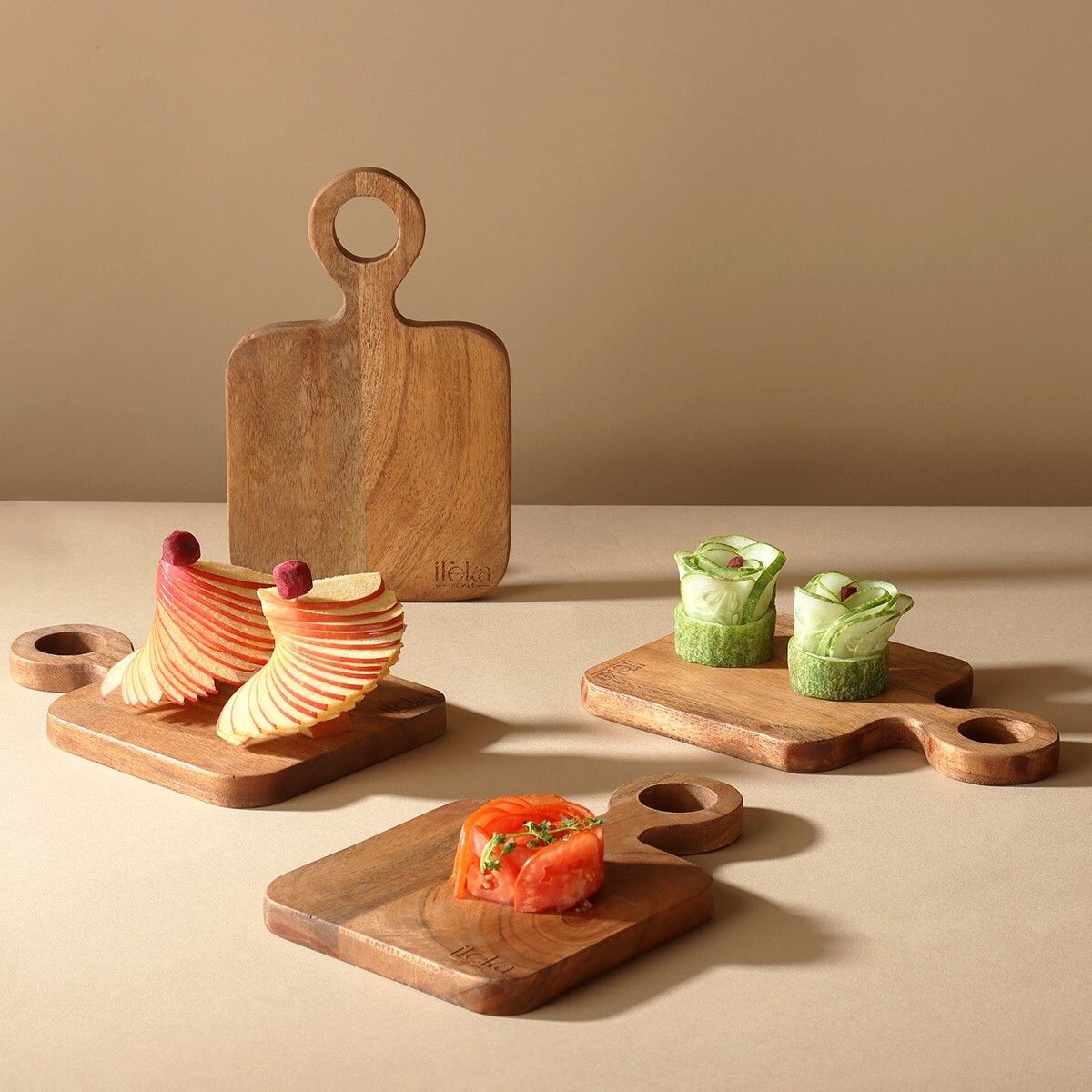 ireka homes . Wooden Cake Server-picture-26