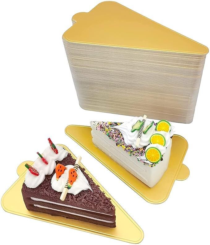 papyrus Cake Pastry Base Board for Bakery |Triangle Shape Paper Cake Server-picture-30