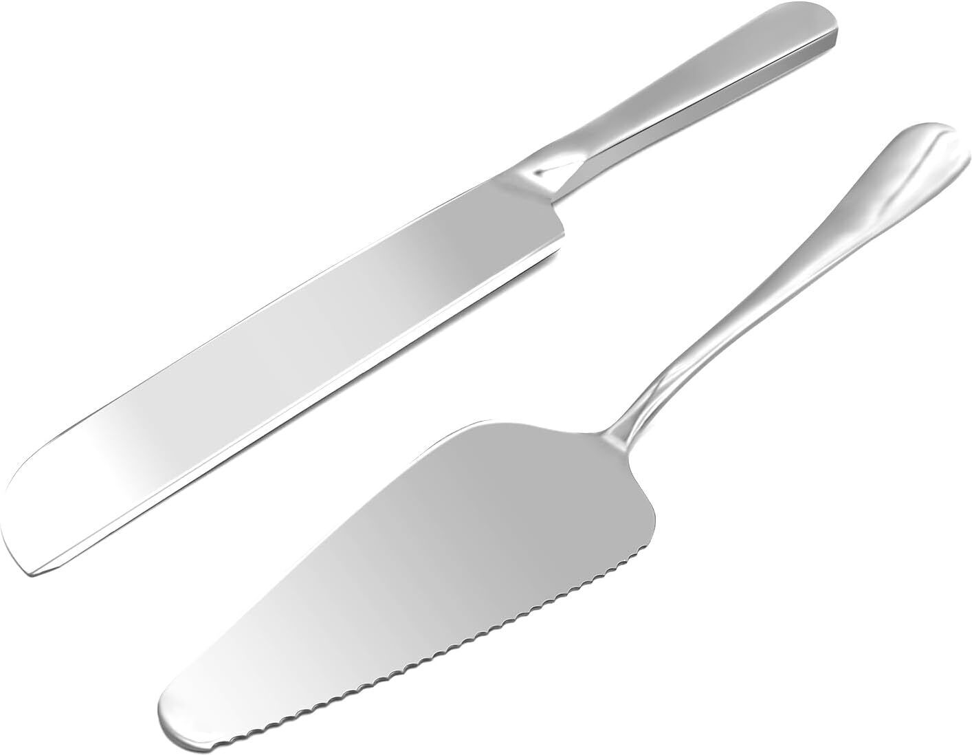 gopinath autolink Cake Knife and Cake Server Set Decorating Tools Set of 2 Stainless Steel Cake Server-picture-19
