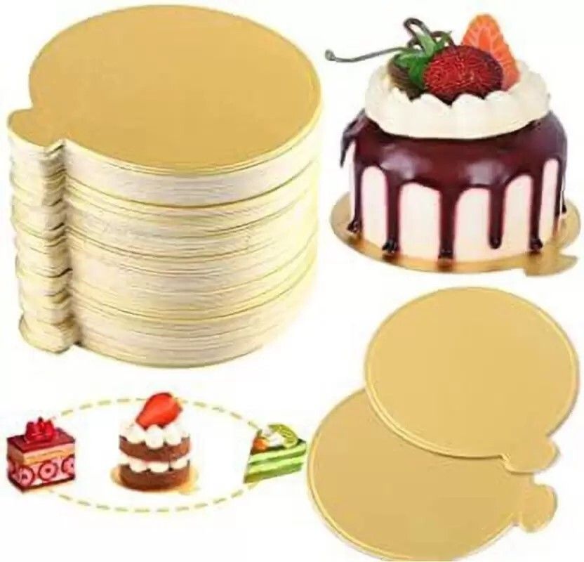 umar craft Cake Base (10 Inch) Cardboard Base Ideal for Pastries Pies Pizza's (Pack of 20) Paper Cake Server-picture-13