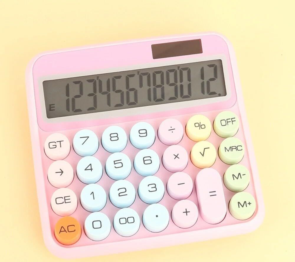 norwich enterprise 214 Large Display Desktop Calculator with Big Buttons for Office School Accounting Financial Calculator-picture-29