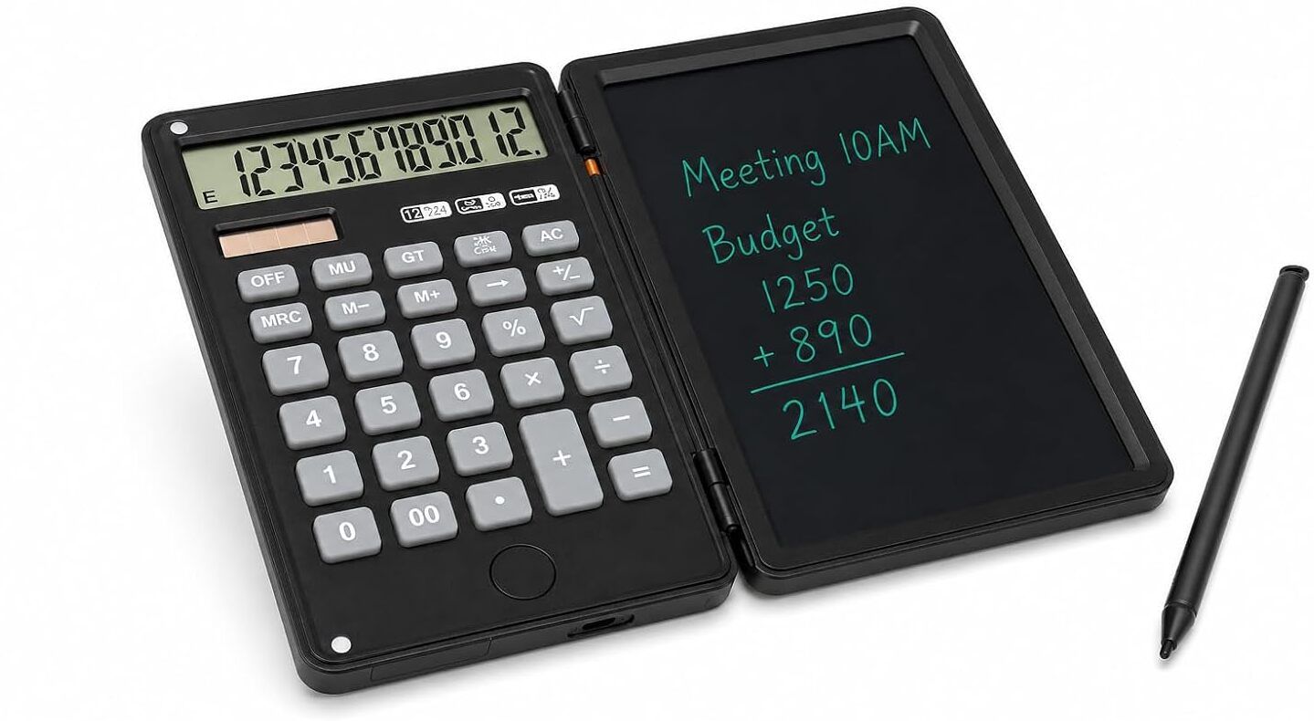 kavid CNP-01 Smart LCD Writing Calculator with Stylus Pen Portable Electronic Memo Pad Basic Calculator-picture-33