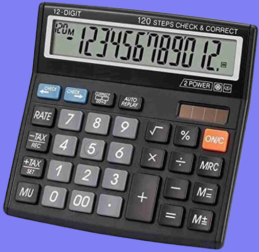 hench HN-555N Best Basic Calculator_H335 Desktop Calculator_335 Financial Calculator image 1