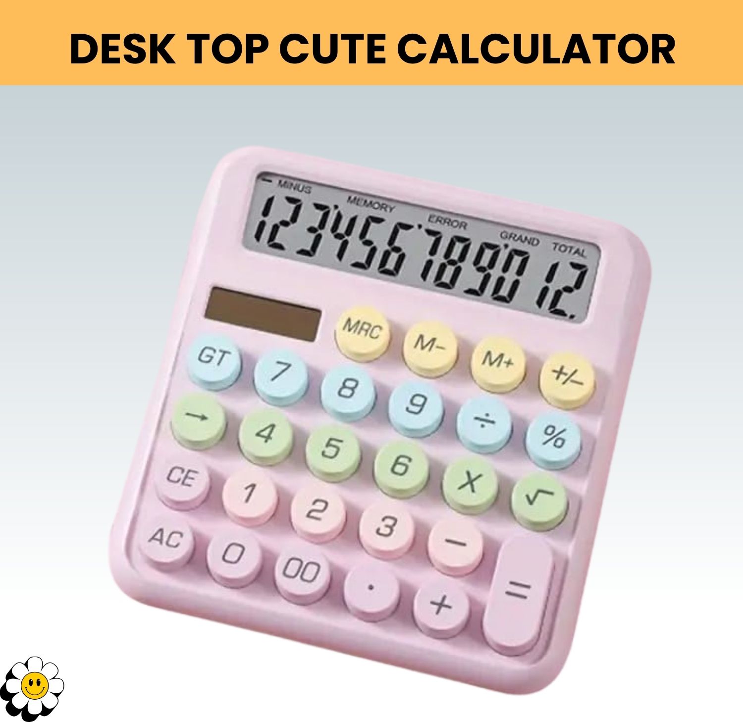 guggu Desktop Cute Calculator, 12-Digit Large Display With Aesthetic Candy Color C486 Desktop Cute Calculator, 12-Digit Large Display With Aesthetic Candy Color N486 Financial Calculator-picture-14