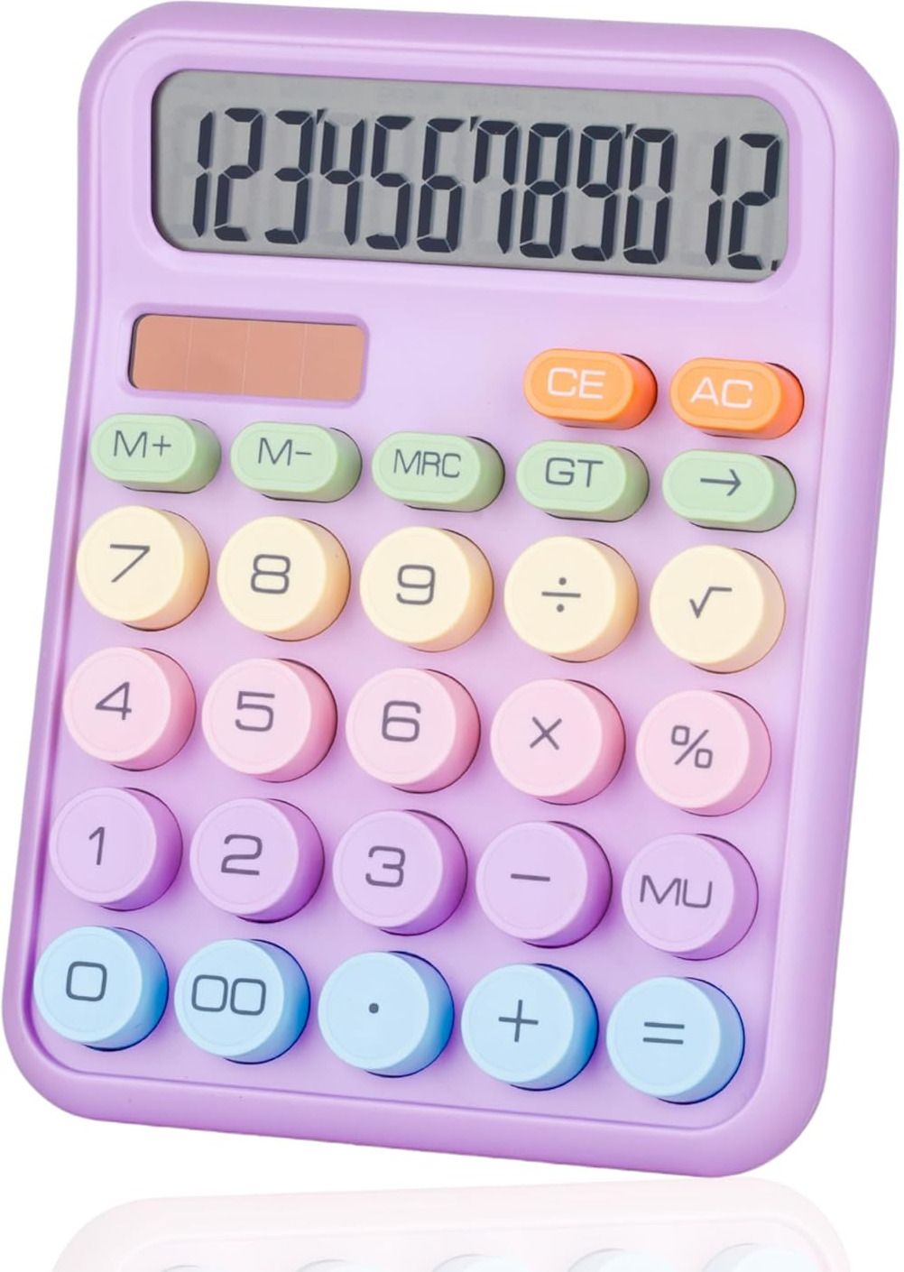 Professional 12-Digit Electronic Calculator Large Display,Responsive Keys D218 Large Display 12-Digit Calculator with Solar & Battery Power J Financial Calculator-image-30