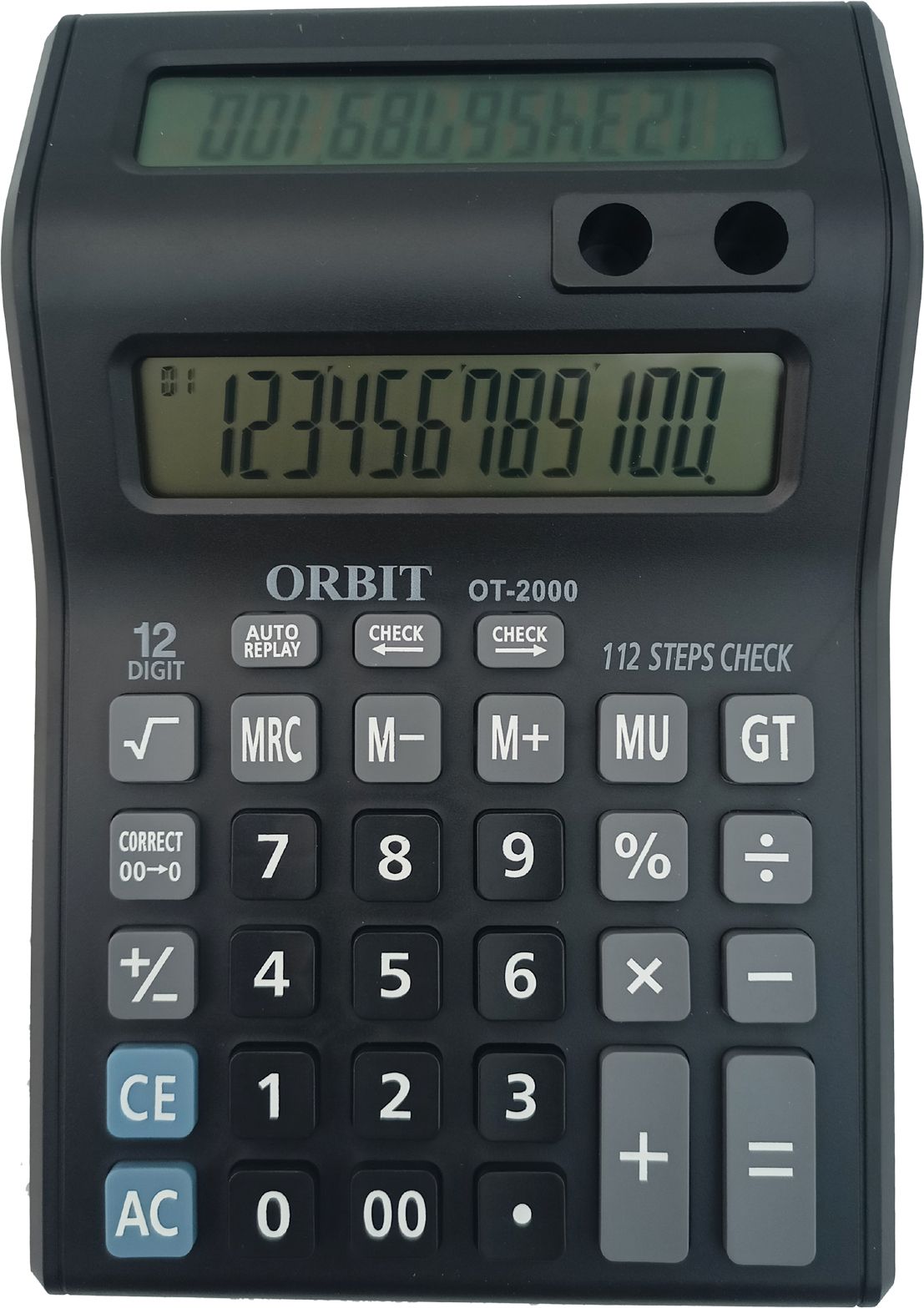 OT-2000 112 Steps Check, 12 Digits & 9.1 CM Large HD Display, Auto Revise Soft Touch Financial Calculator-image-23