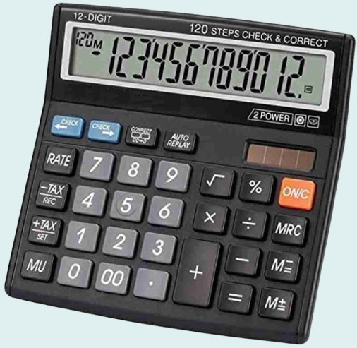 hench HN-555N Best Basic Calculator_H19 Desktop Calculator_19 Financial Calculator image 1