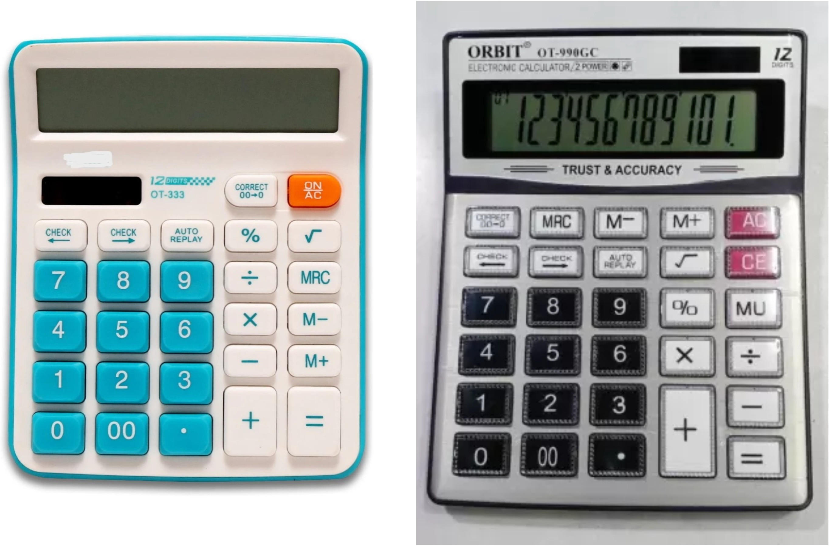 german valley A Superb Calculator Combo of 333Blue And 990 With Soft Keys Basic Calculator image 1